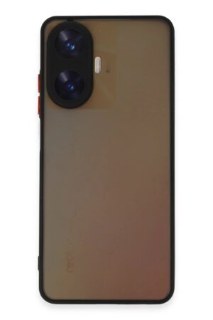 Realme C55 Kılıf Montreal Silikon Kapak - Siyah-(5796)