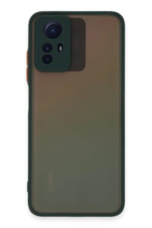 Xiaomi Redmi Note 12S Kılıf Montreal Silikon Kapak - Yeşil-(5796)