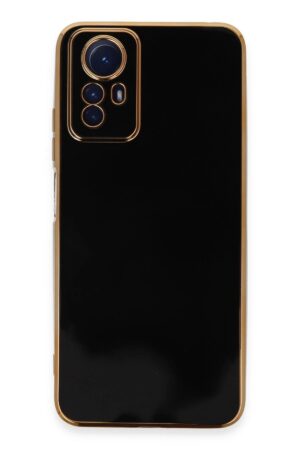 Xiaomi Redmi Note 12S Kılıf Volet Silikon - Siyah-(5796)