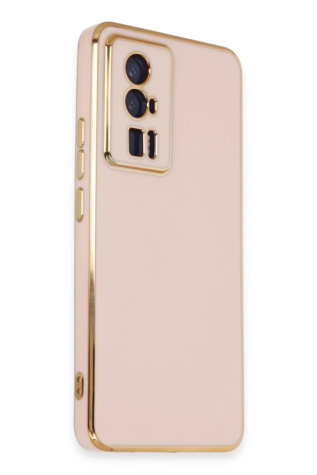 Xiaomi Poco F5 Pro Kılıf Volet Silikon - Pembe-(5796) - Görsel 2