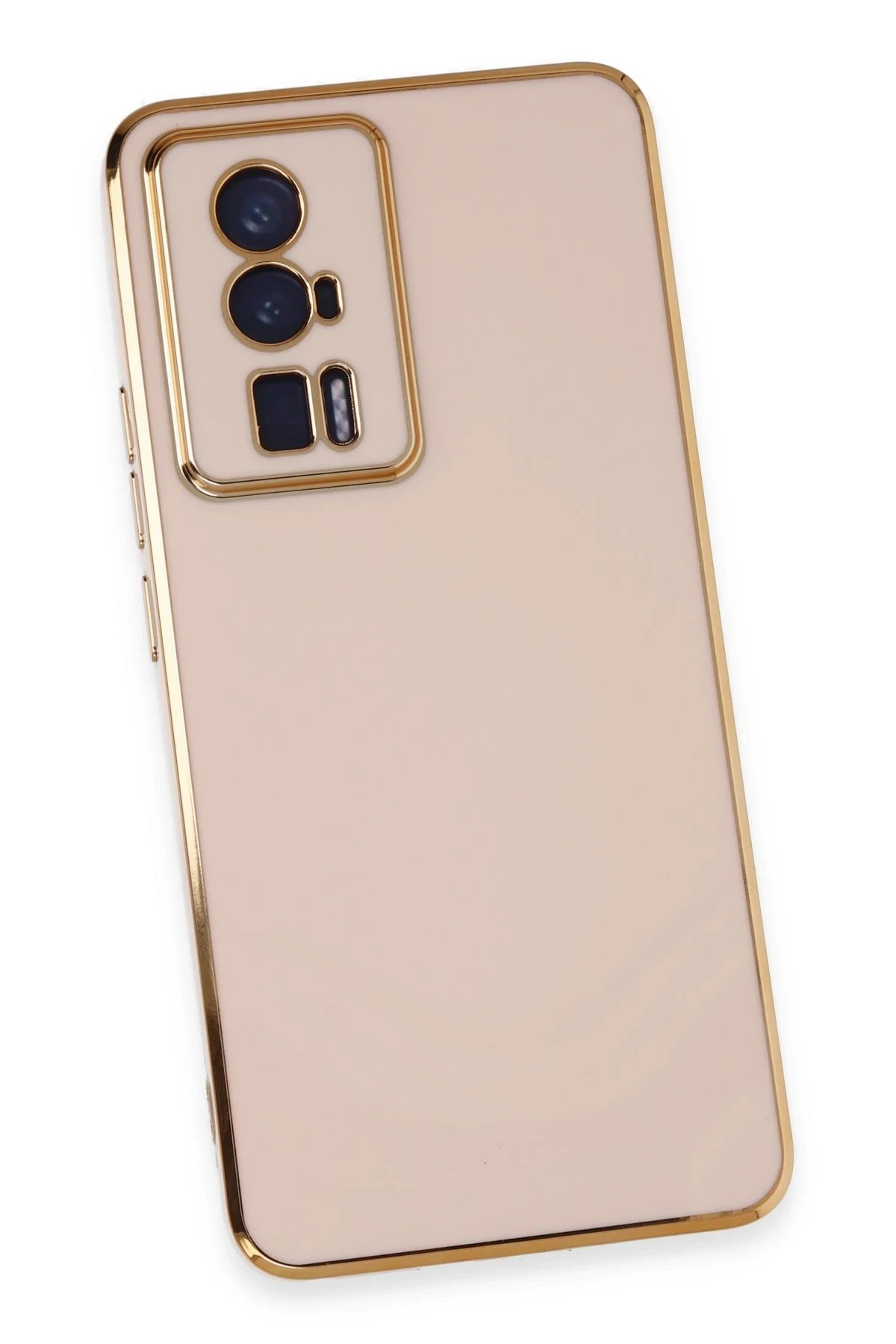 Xiaomi Poco F5 Pro Kılıf Volet Silikon - Pembe-(5796) - Görsel 4