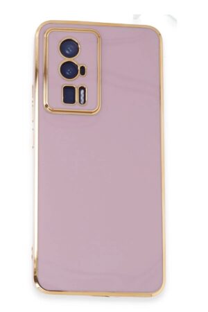 Xiaomi Poco F5 Pro Kılıf Volet Silikon - Mor-(5796)