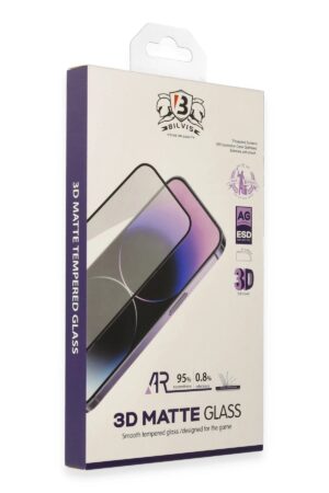 iPhone 14 Pro Bilvis 3D Mat Cam Ekran Koruyucu-(5796)