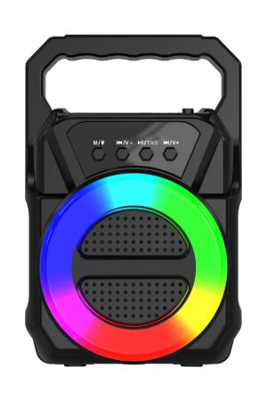 ABS-1309 RGB FM Kablosuz Hoparlör - Siyah-(5796)