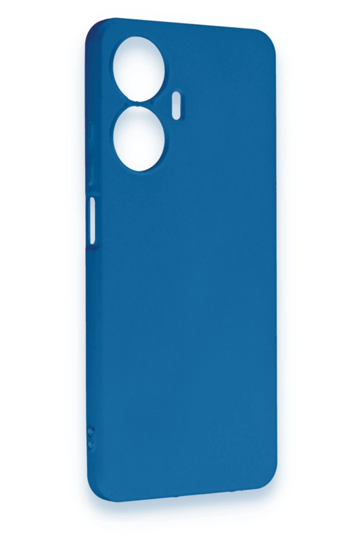 Realme C55 Kılıf First Silikon - Mavi-(5796) - Görsel 4