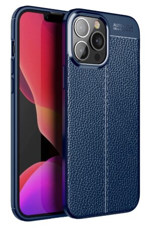 iPhone 15 Pro Max Kılıf Auto Focus Kapak - Lacivert-(5796)