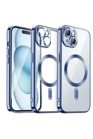 iPhone 15 Kılıf Kross Magneticsafe Kapak - Sierra Blue-(5796)