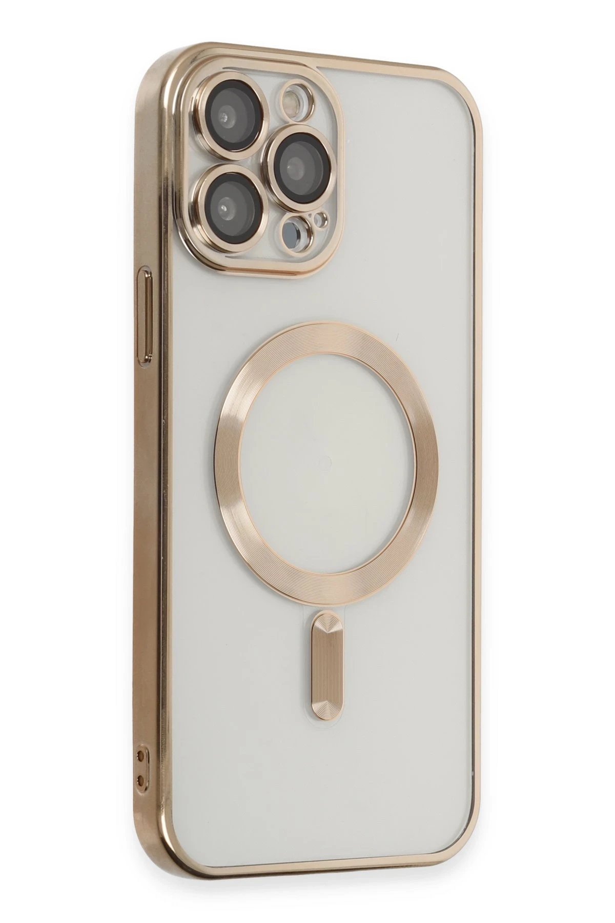 iPhone 15 Pro Kılıf Kross Magneticsafe Kapak - Gold-(5796) - Görsel 2