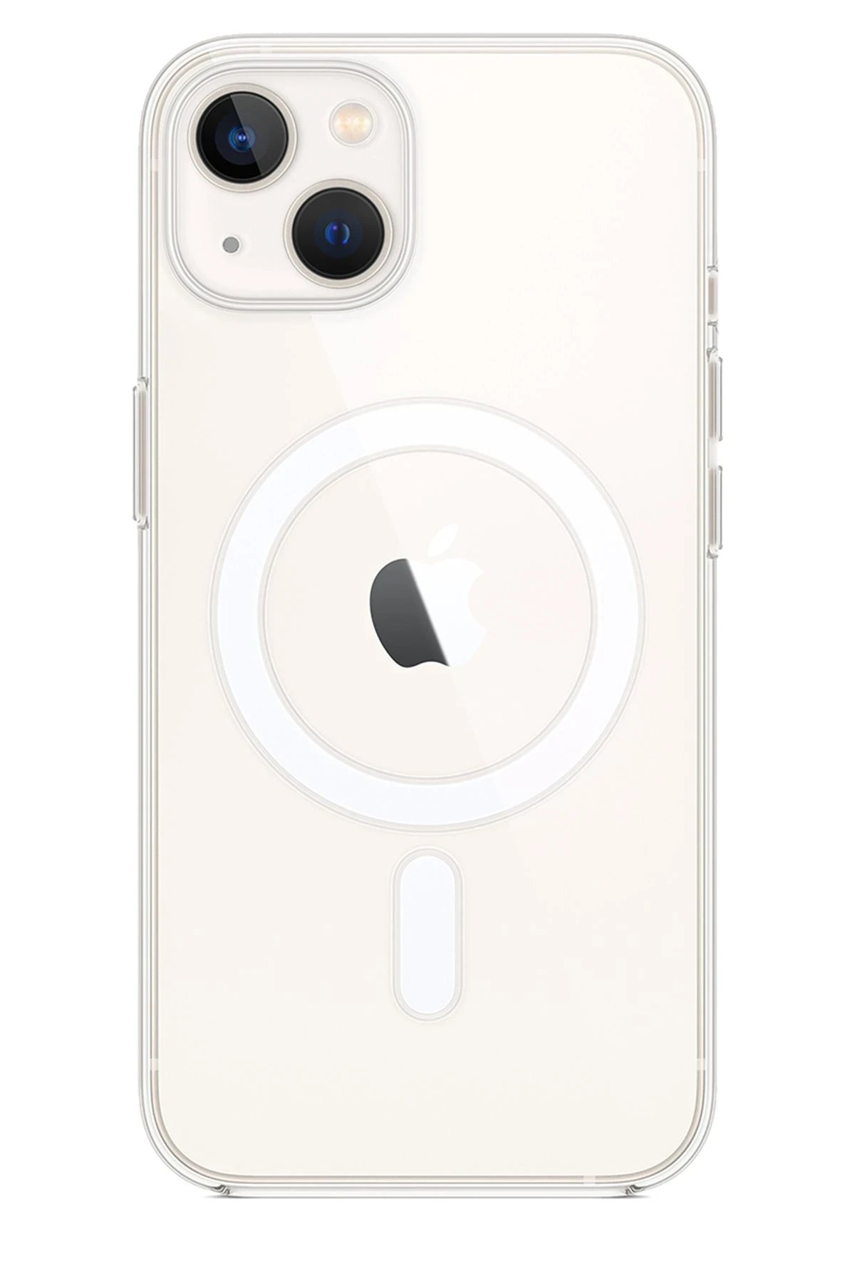 iPhone 15 Kılıf Magneticsafe Şeffaf Silikon - Şeffaf-(5796) - Görsel 2