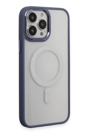 iPhone 15 Pro Max Kılıf Room Magneticsafe Silikon - Sierra Blue-(5796)