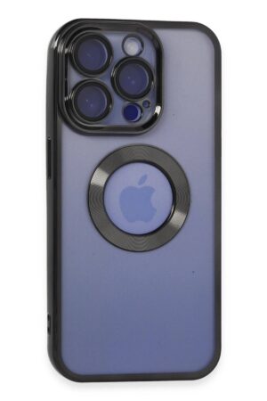 iPhone 15 Pro Kılıf Slot Silikon - Siyah-(5796)