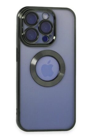 iPhone 15 Pro Max Kılıf Slot Silikon - Köknar Yeşili-(5796)