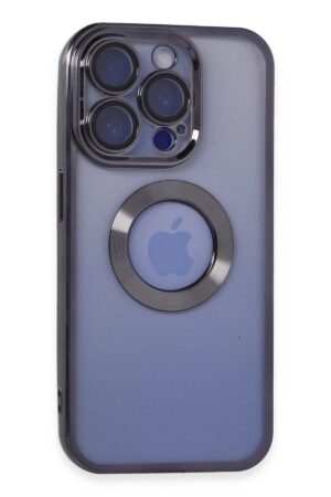 iPhone 15 Pro Max Kılıf Slot Silikon - Mor-(5796)