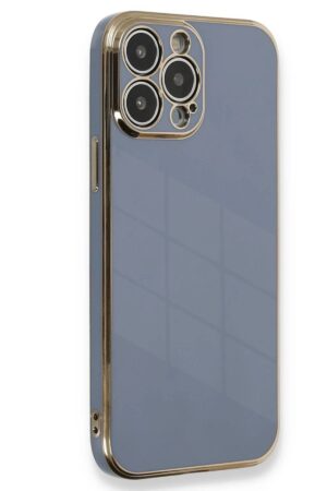 iPhone 15 Pro Kılıf Volet Silikon - Mavi-(5796)