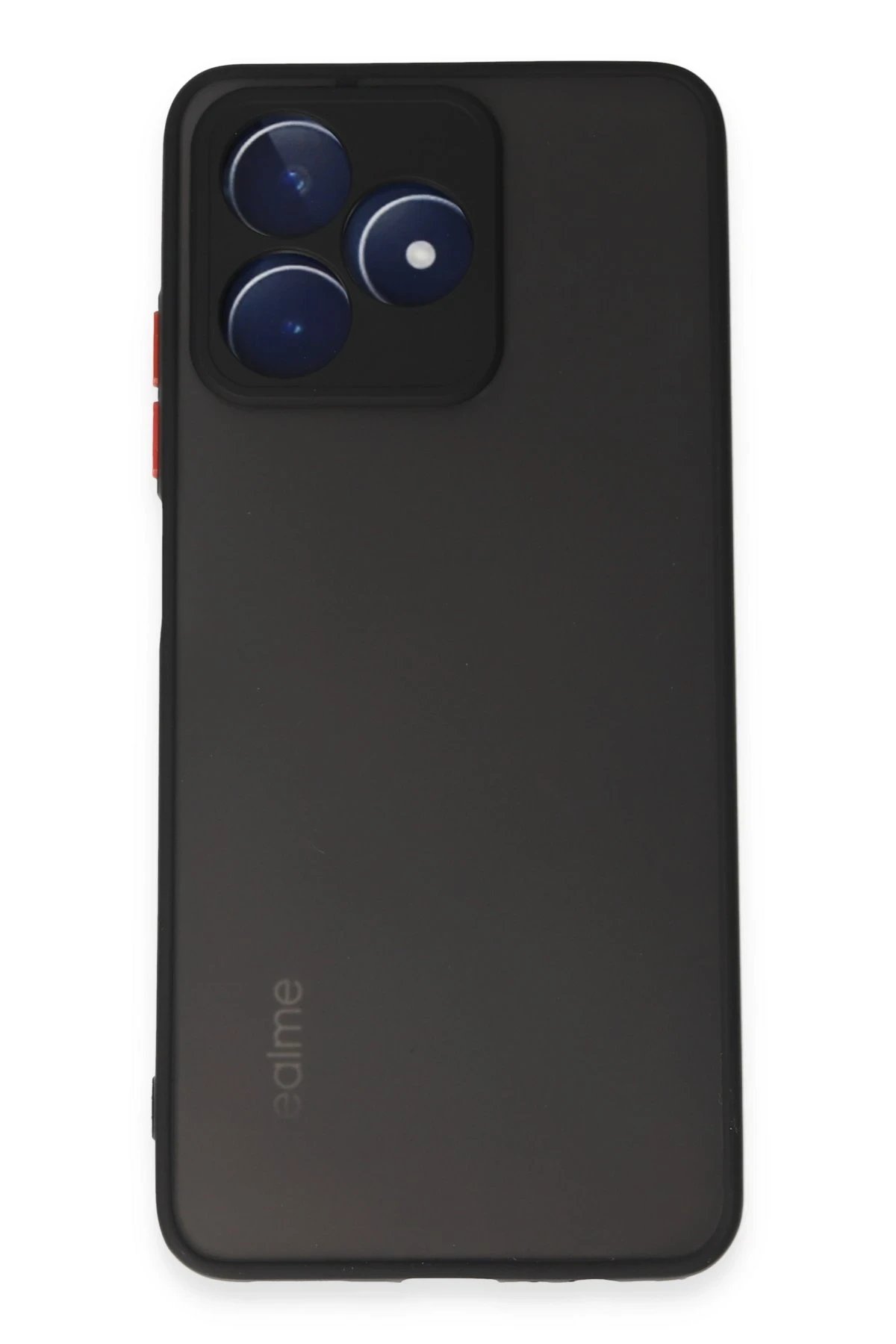 Realme C53 Kılıf Montreal Silikon Kapak - Siyah-(5796)