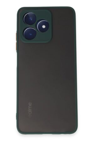 Realme C53 Kılıf Montreal Silikon Kapak - Yeşil-(5796)