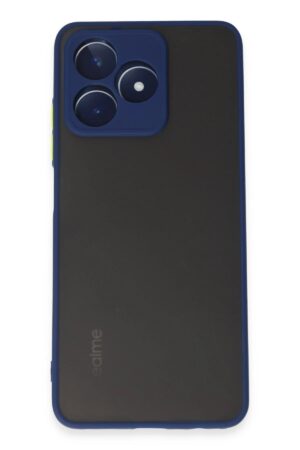 Realme C53 Kılıf Montreal Silikon Kapak - Lacivert-(5796)