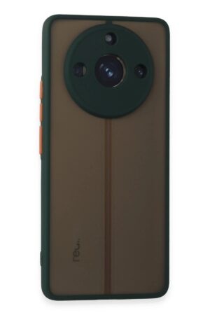 Realme 11 Pro Kılıf Montreal Silikon Kapak - Yeşil-(5796)