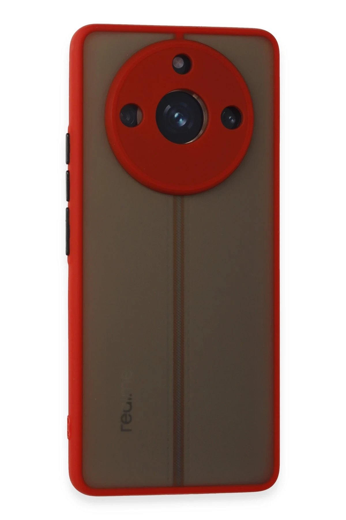 Realme 11 Pro Kılıf Montreal Silikon Kapak - Kırmızı-(5796)