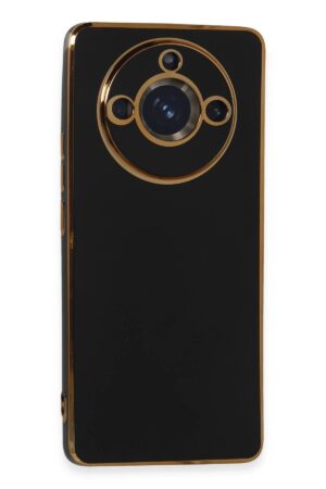 Realme 11 Pro Kılıf Volet Silikon - Siyah-(5796)