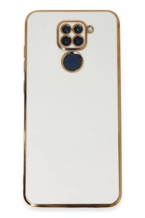 Xiaomi Redmi Note 9 Kılıf Volet Silikon - Beyaz-(5796)