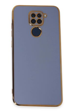 Xiaomi Redmi Note 9 Kılıf Volet Silikon - Mavi-(5796)