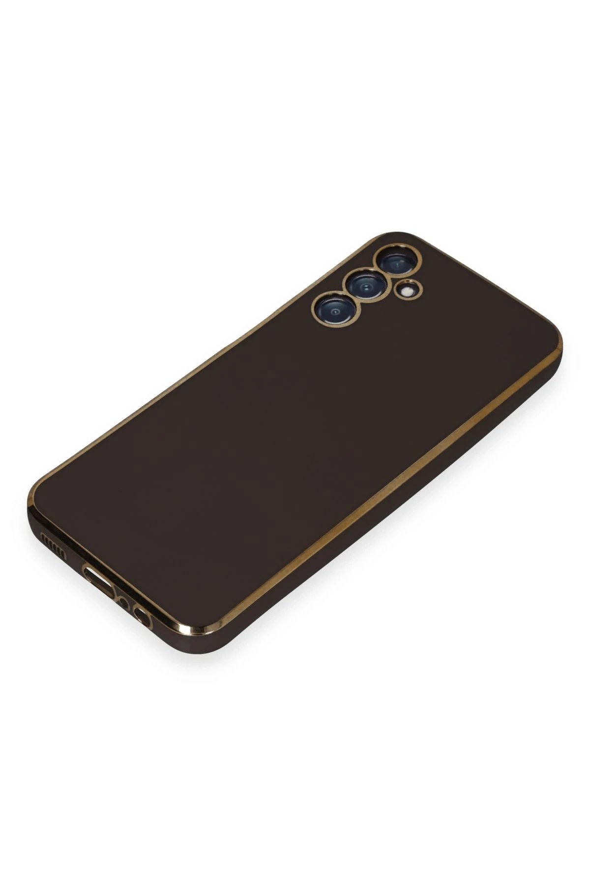 Samsung Galaxy M14 5G Kılıf Volet Silikon - Siyah-(5796) - Görsel 4