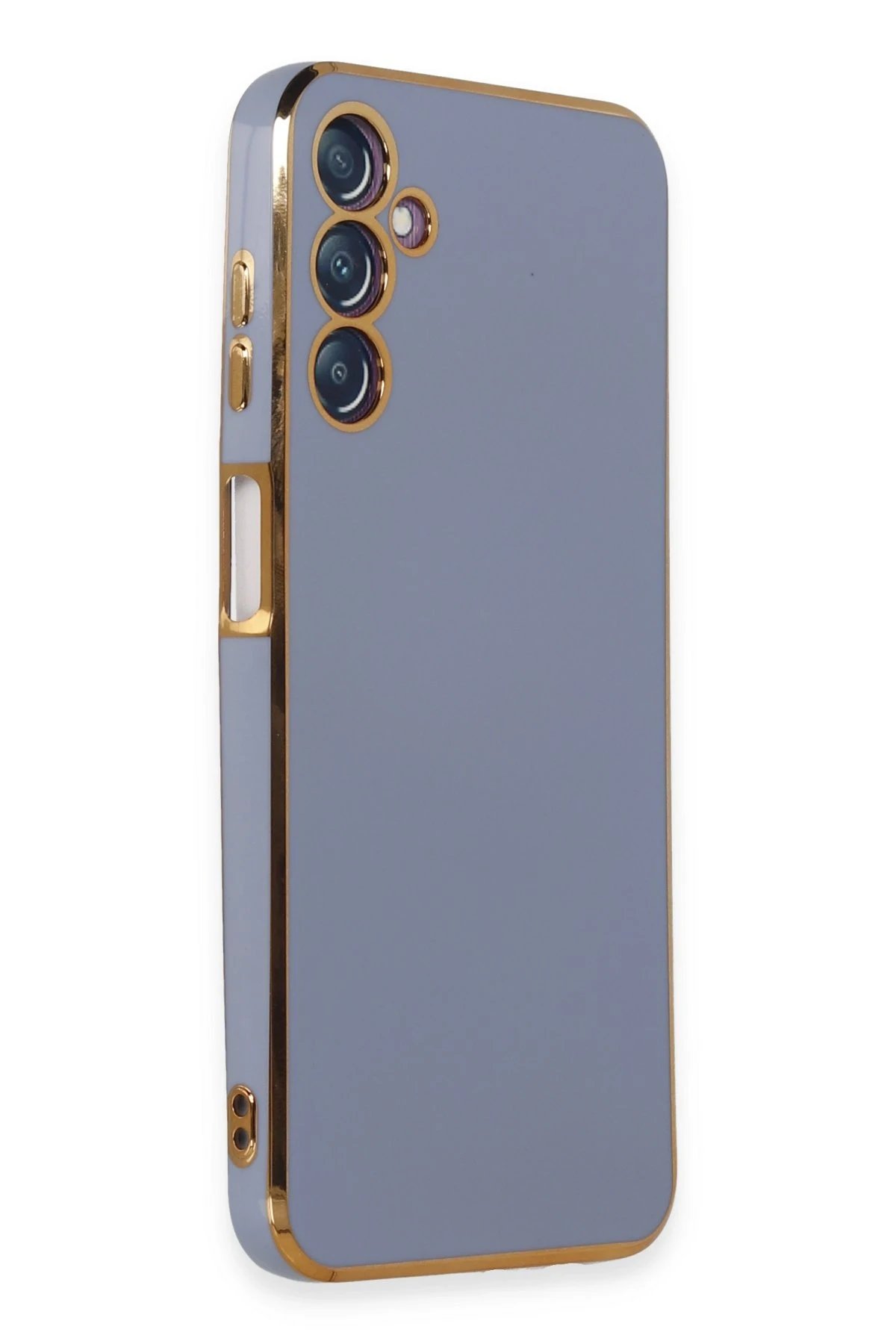 Samsung Galaxy M14 5G Kılıf Volet Silikon - Mavi-(5796) - Görsel 2