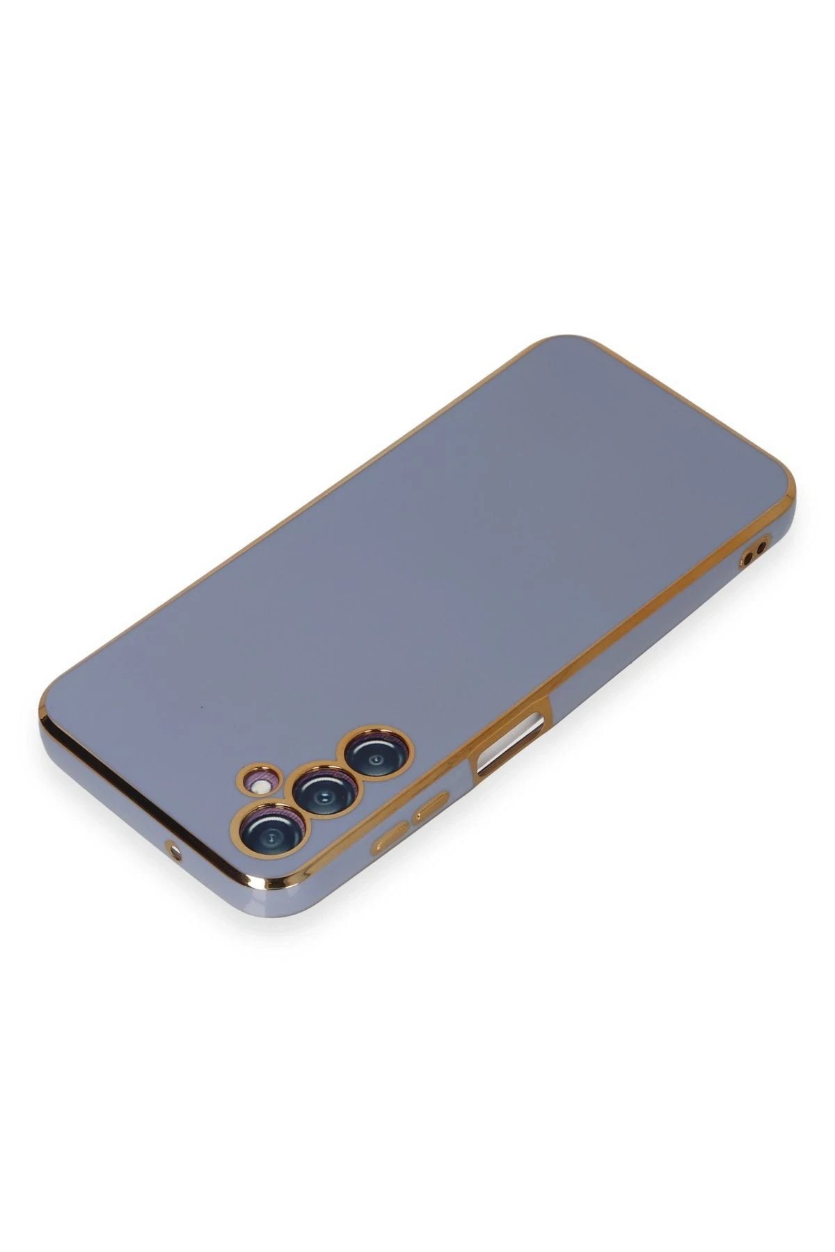 Samsung Galaxy M14 5G Kılıf Volet Silikon - Mavi-(5796) - Görsel 3