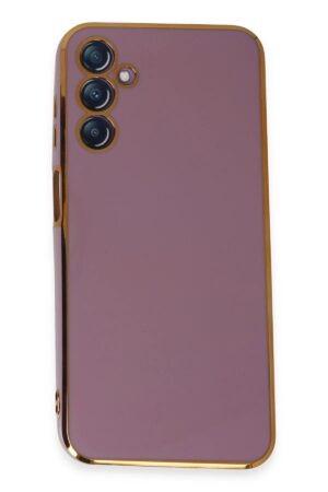 Samsung Galaxy M14 5G Kılıf Volet Silikon - Mor-(5796)