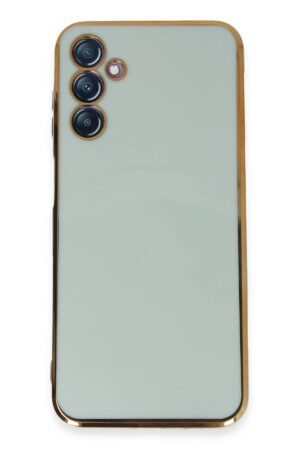 Samsung Galaxy M14 5G Kılıf Volet Silikon - Açık Yeşil-(5796)