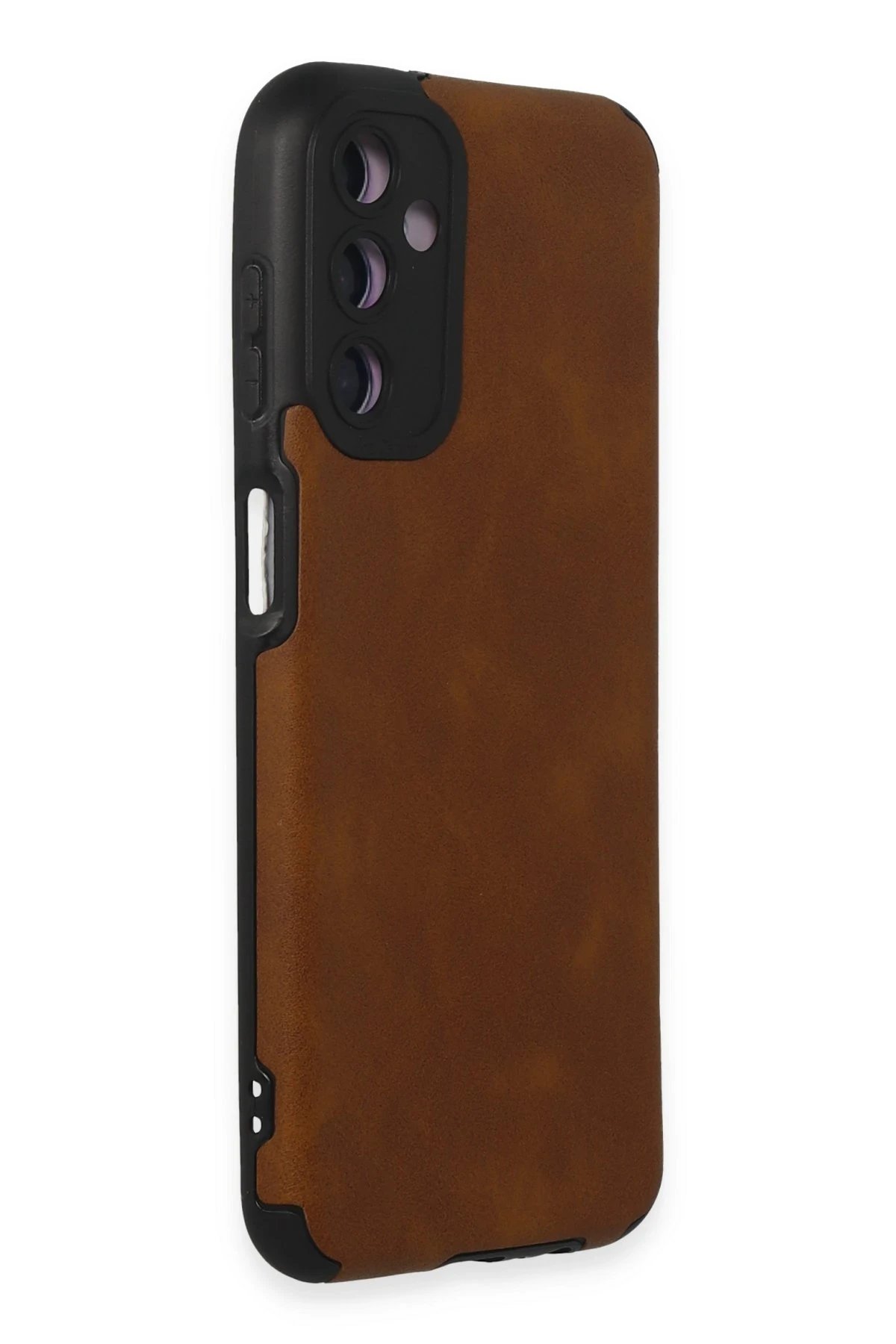 Samsung Galaxy M14 5G Kılıf Loop Deri Silikon - Kahverengi-(5796) - Görsel 2