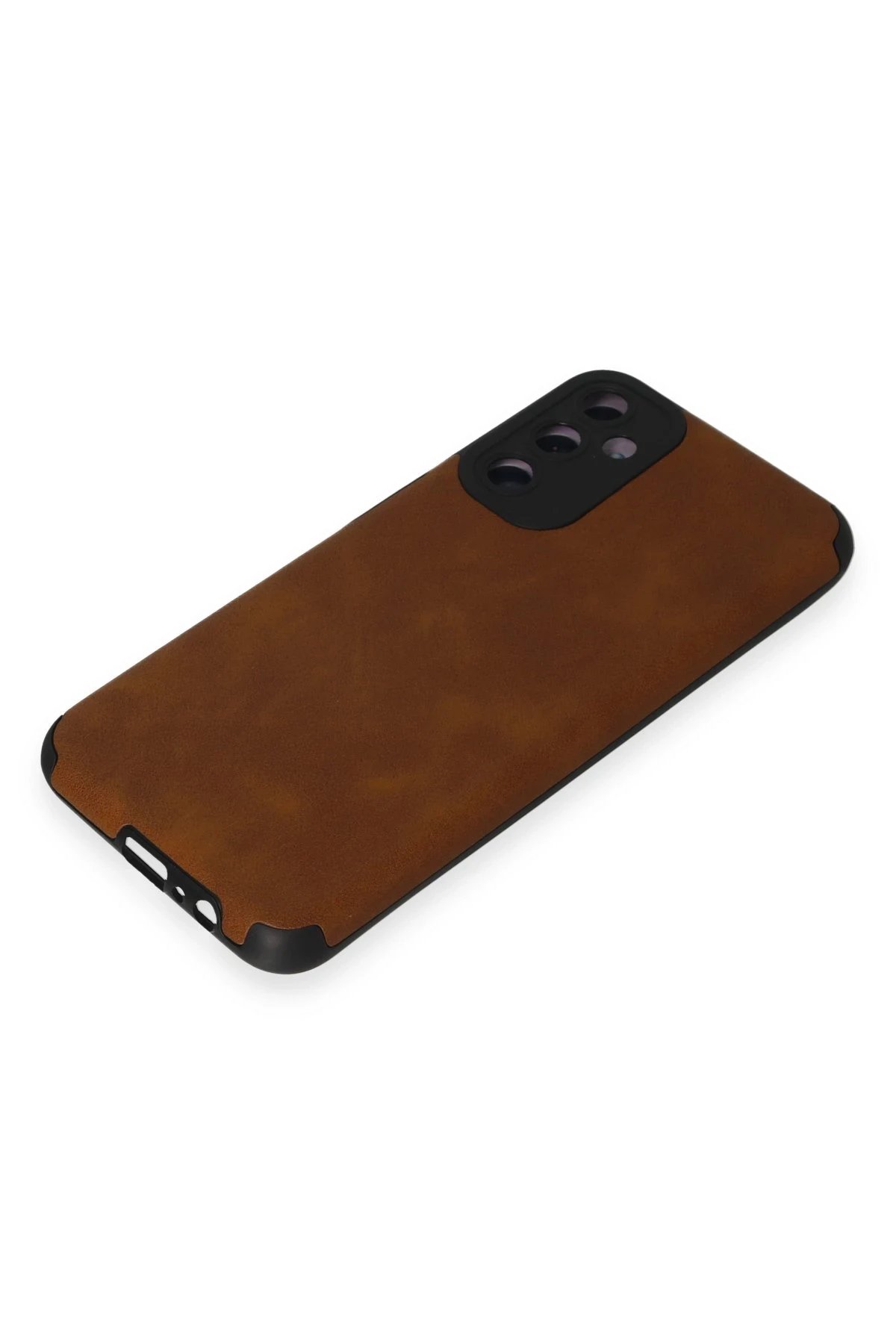 Samsung Galaxy M14 5G Kılıf Loop Deri Silikon - Kahverengi-(5796) - Görsel 4