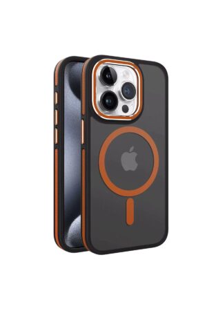 iPhone 13 Pro Max Winner Magsafe Kapak - Turuncu-(5796)
