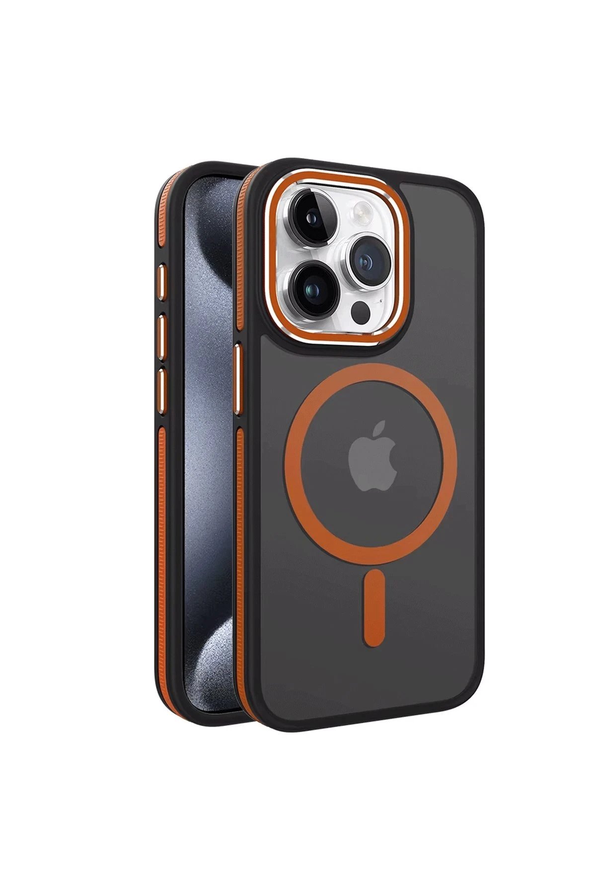 iPhone 13 Pro Max Winner Magsafe Kapak - Turuncu-(5796)