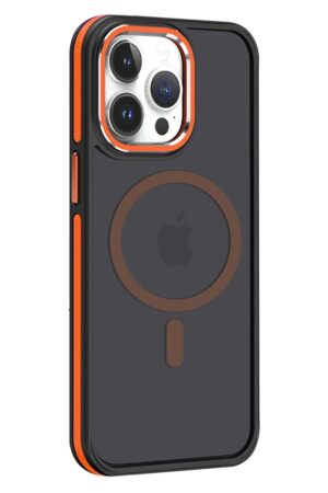 iPhone 14 Pro Winner Magsafe Kapak - Turuncu-(5796)