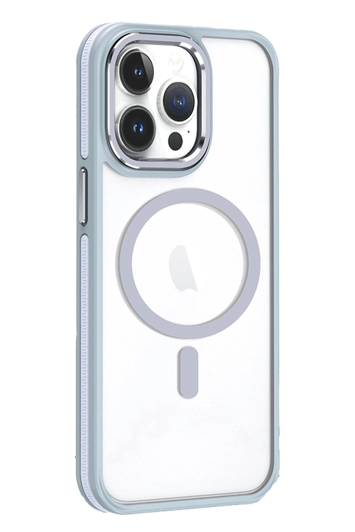 iPhone 14 Pro Max Winner Magsafe Kapak - Gri-(5796)