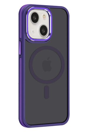 iPhone 15 Winner Magsafe Kapak - Derin Mor-(5796)