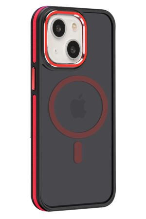 iPhone 15 Winner Magsafe Kapak - Kırmızı-(5796)