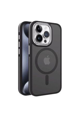 iPhone 15 Pro Max Winner Magsafe Kapak - Siyah-(5796)
