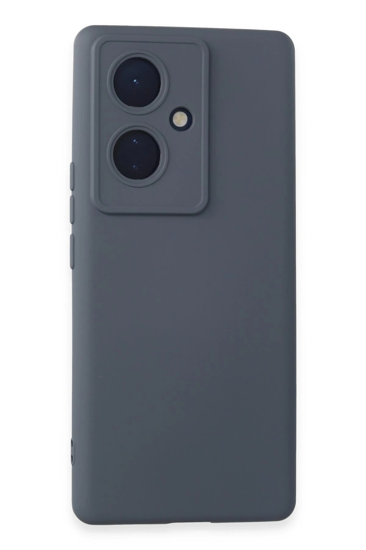 Vivo V29 Lite Kılıf Nano içi Kadife Silikon - Gri-(5796)