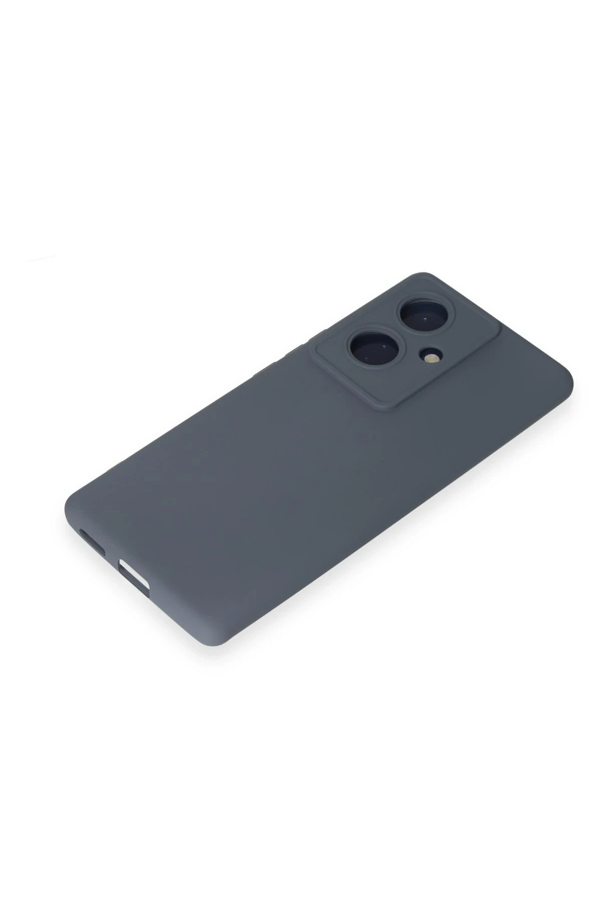 Vivo V29 Lite Kılıf Nano içi Kadife Silikon - Gri-(5796) - Görsel 4