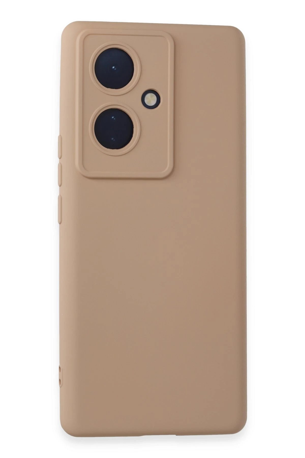 Vivo V29 Lite Kılıf Nano içi Kadife Silikon - Pudra-(5796)