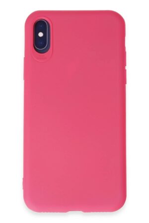 iPhone X Kılıf First Silikon - Pembe-(5796)