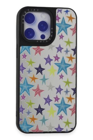 iPhone 15 Pro Kılıf Mirror Desenli Kapak - Mirror - 18-(5796)