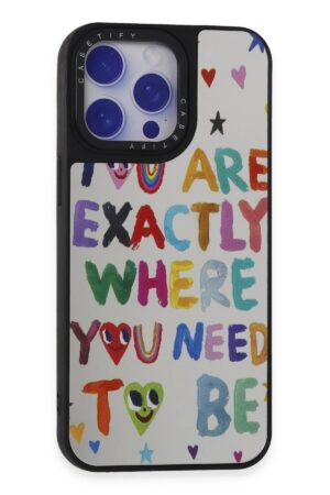 iPhone 15 Pro Max Kılıf Mirror Desenli Kapak - Mirror - 10-(5796)