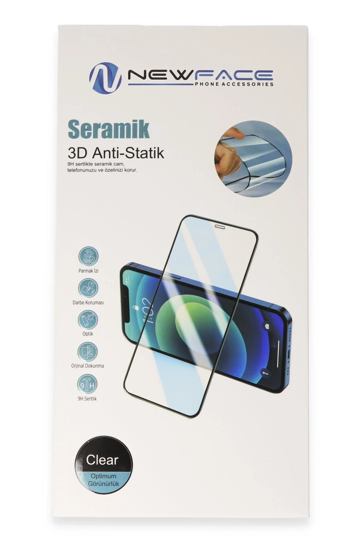 iPhone 6 Plus 3D Antistatik Seramik Nano Ekran Koruyucu - Beyaz-(5796) - Görsel 4