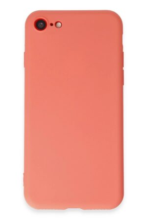 iPhone 7 Kılıf First Silikon - Turuncu-(5796)