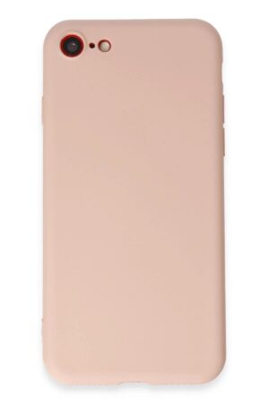 iPhone 7 Kılıf First Silikon - Pudra-(5796)