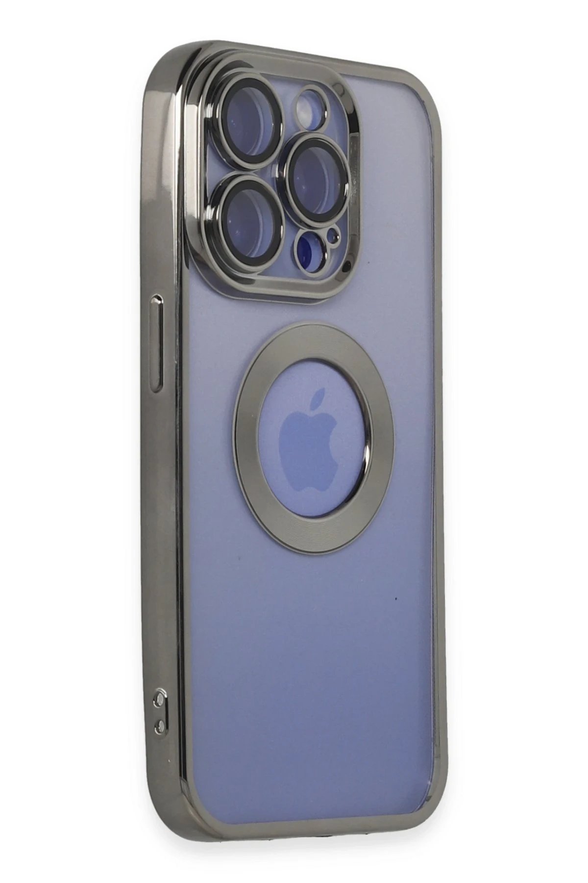 iPhone 15 Pro Kılıf Slot Silikon - Titan Gri-(5796) - Görsel 2